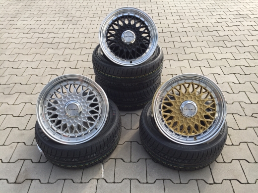 Lenso BSX 7,5x16Zoll 4x100 ET38 Silber mit Tüvgutachten