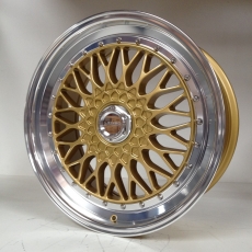 Lenso BSX 8,5x19 ET45 Satz LK 5x112 gold