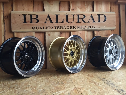 IB Le Mans Youngtimer 7x16 + 9x16 LK 4x100 Silber