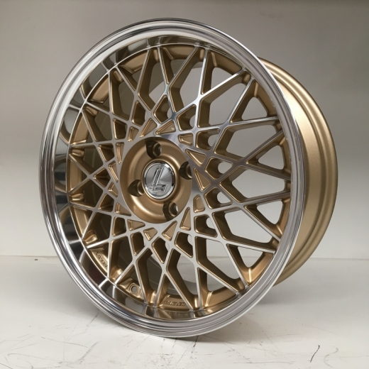 Lenso Eagle 2 7,5x17Zoll ET35 LK 4x100 mit Tüv Gold