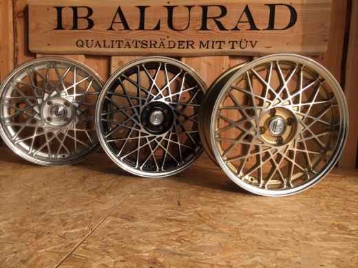 Lenso Eagle 2 7,5x17Zoll ET35 LK 4x100 mit Tüv Gold