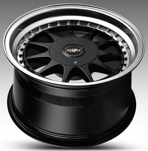 HTG 1 Felgen 9x16Zoll ET20 4x100 4x108 mit Tüvteilegutachten Schwarz