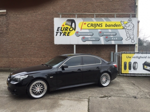 IB Le Mans ® Satz 8,5+10 x 20 LK 5x120 Silber mit Edelstahlschrauben