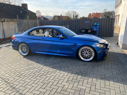 IB Le Mans ® Satz 8,5+10 x 20 LK 5x120 Silber mit Edelstahlschrauben