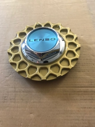 Lenso BSX Zentralmutter Kunsstoff mit Wabe in Gold
