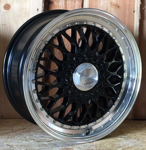 Lenso BSX RS Limited Felge 7,5x17+8,5x17Zoll 4x100 Schwarz mit Tüv Teilegutachten