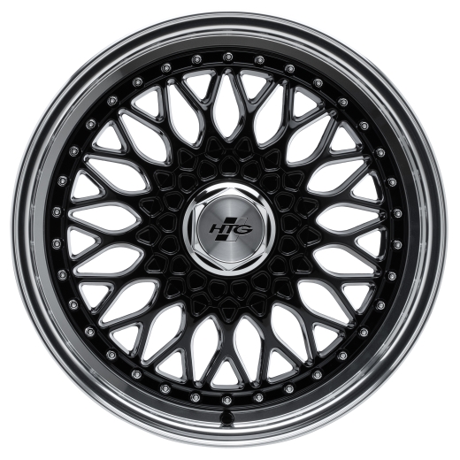 HTG RS Klassik Felgensatz 7,5x17 ET35 LK 4x108 Schwarz