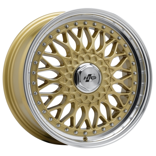 HTG RS Klassik Felgensatz 7,5x17 ET35 LK 4x108 Gold