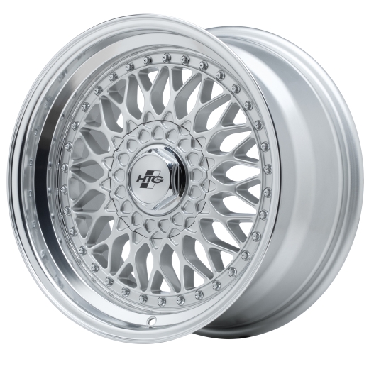 Ausverkauft !!! HTG RS Klassik Felgensatz 7,5x17 + 8,5x17 LK 5x120 Silber Edelstahl