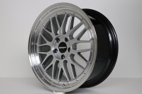 IB Le Mans ® Satz 8,5x18Zoll LK 5x112 Silber mit Edelstahlschrauben