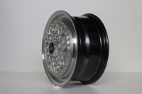 BSX Klassik Lip 7x16Zoll ET25 LK 4x100 mit Tüv Silber
