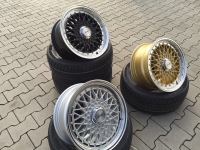 Lenso BSX 7 x 15Zoll + 8 x 15Zoll Gold mit Tüvgutachten