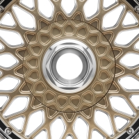 Lenso BSX RS Limited Felge 7,5x17Zoll ET35 4x108 Gold mit Tüv