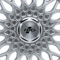 HTG RS Klassik Felgensatz 8,5x17 ET30 LK 4x100 Silber Edelstahl