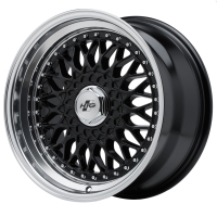 HTG RS Klassik Felgensatz 8,5x17 ET30 LK 5x120 Schwarz