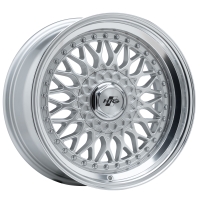 HTG RS Klassik Felgensatz 7,5x17 + 8,5x17 LK 5x120 Silber Edelstahl