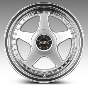 HTG 3 Felgen 7,5 + 8,5 x17 4x100/4x108 Silber mit Tüvteilegutachten