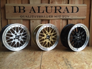 IB Le Mans Youngtimer 7x16 + 9x16 LK 4x100 Silber