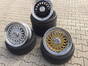 Lenso BSX 7 x 15Zoll ET38 4x100 Schwarz mit Tüvgutachten