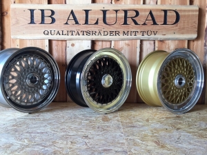 Lenso BSX 7,5+8,5x 17Zoll 4x100 Gold mit Tüvgutachten