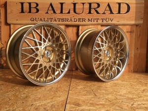 Lenso Eagle2 7,5+8,5x17Zoll 4x100 mit Tüv Gold