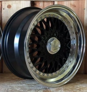 Lenso BSX RS Limited Felge 7,5x17+8,5x17Zoll 4x100 Schwarz mit Tüv Teilegutachten