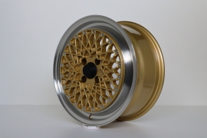 IB Klassik 50 Lip Satz 7x16Zoll ET25 LK 4x100 Gold