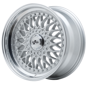 HTG RS Klassik Felgensatz 8,5x17 ET30 LK 4x100 Silber