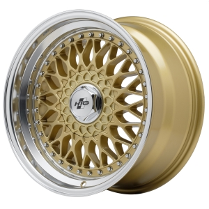 HTG RS Klassik Felgensatz 7,5x17 + 8,5x17 LK 5x120 Gold